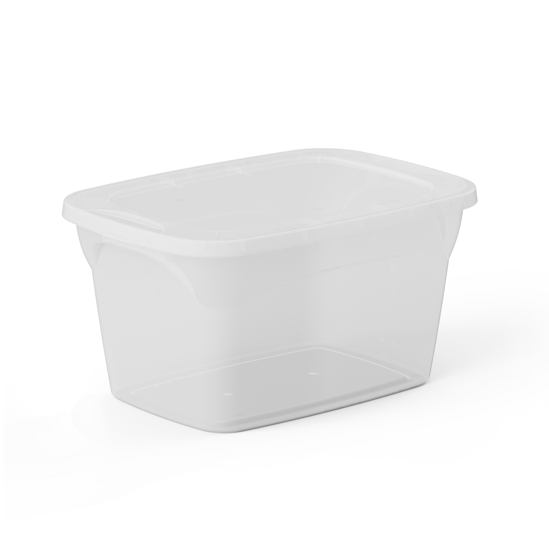 Caixa Arrumos Smart L Transparente 80l 70X50X36.5cm