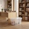 Caixa Arrumos Smart L Transparente 80l 70X50X36.5cm Caixa Arrumos Smart L Transparente 80l 70X50X36.5cm