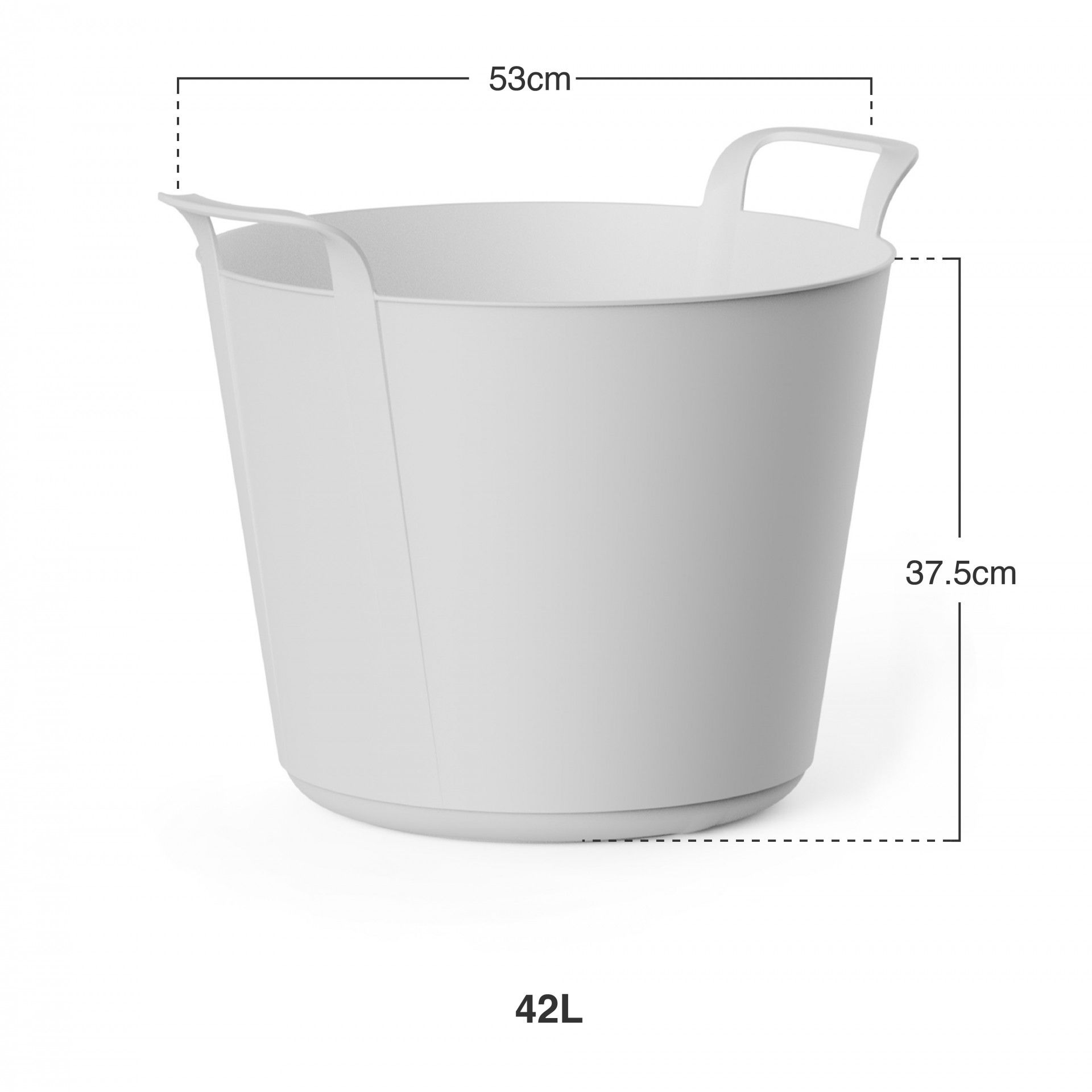 Selha Flex New Branco 42l Ø53X37.5cm