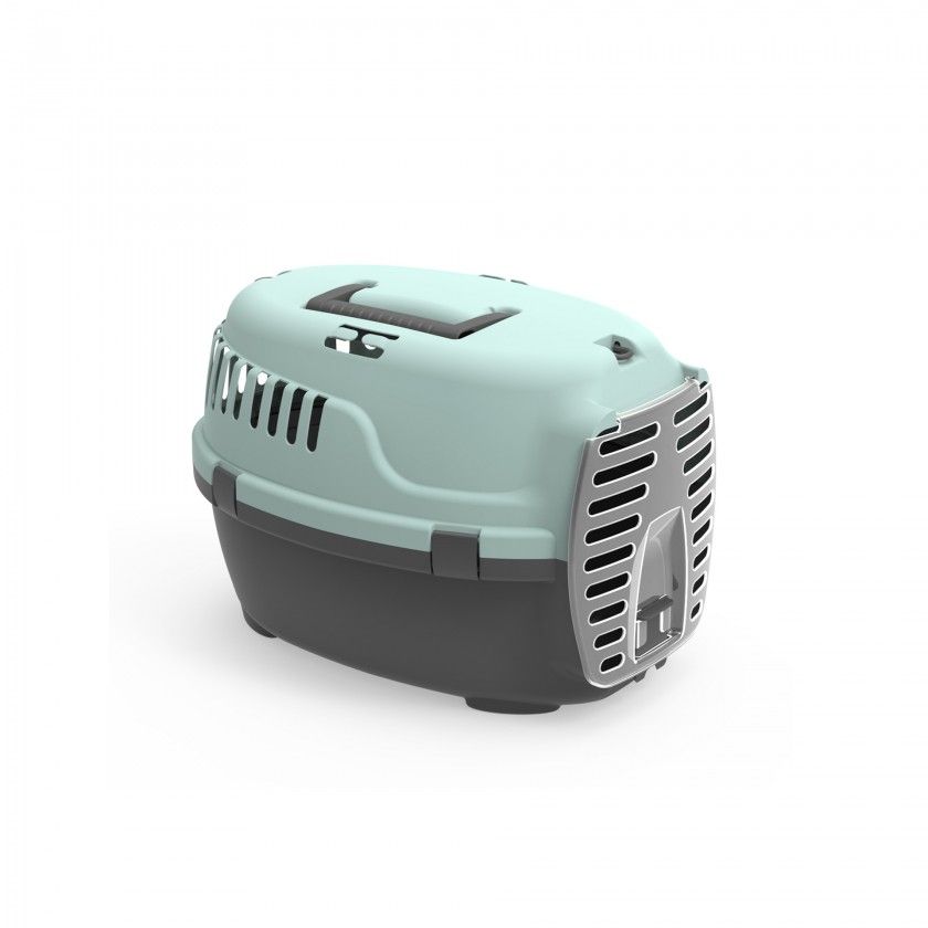 Caixa Transporte Animal Menta 48X34X32cm Caixa Transporte Animal Menta 48X34X32cm