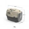 Caixa Transporte Animal Cru 48X34X32cm Caixa Transporte Animal Cru 48X34X32cm