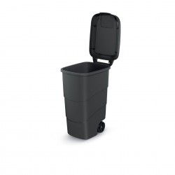 Contentor Com Rodas Preto 90l