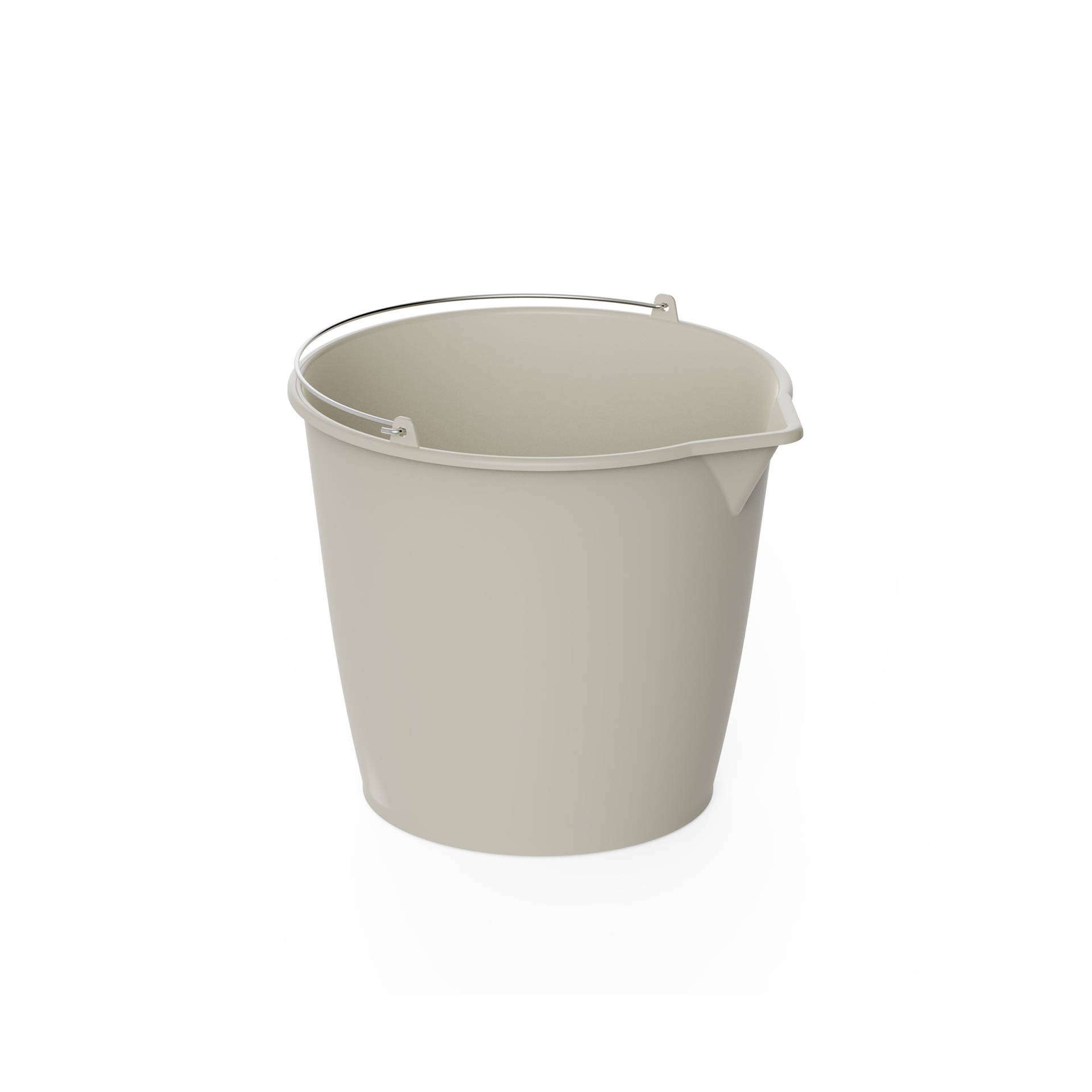 Balde Plástico Asa Metal Cru 13l Ø33X26cm