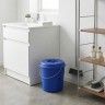 Balde Com Tampa Nature Azul Forte 23l �36X36cm