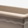 Floreira Terra Plástica Taupe 50X22cm Floreira Terra Plástica Taupe 50X22cm