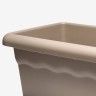 Floreira Terra Plástica Taupe 50X22cm Floreira Terra Plástica Taupe 50X22cm