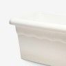 Floreira Terra Pl�stica Branco 60X33cm