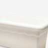 Floreira Terra Plástica Branco 80X33cm Floreira Terra Plástica Branco 80X33cm