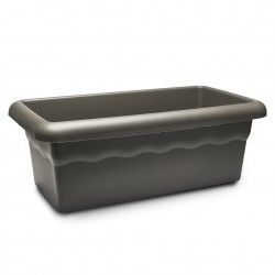 Floreira Terra Pl�stica Antracite 100X44cm