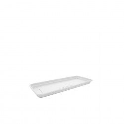 Prato Para Floreira Terra Branco 47X19cm