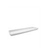 Prato Para FloreiraTerra Branco 77X23cm Prato Para FloreiraTerra Branco 77X23cm