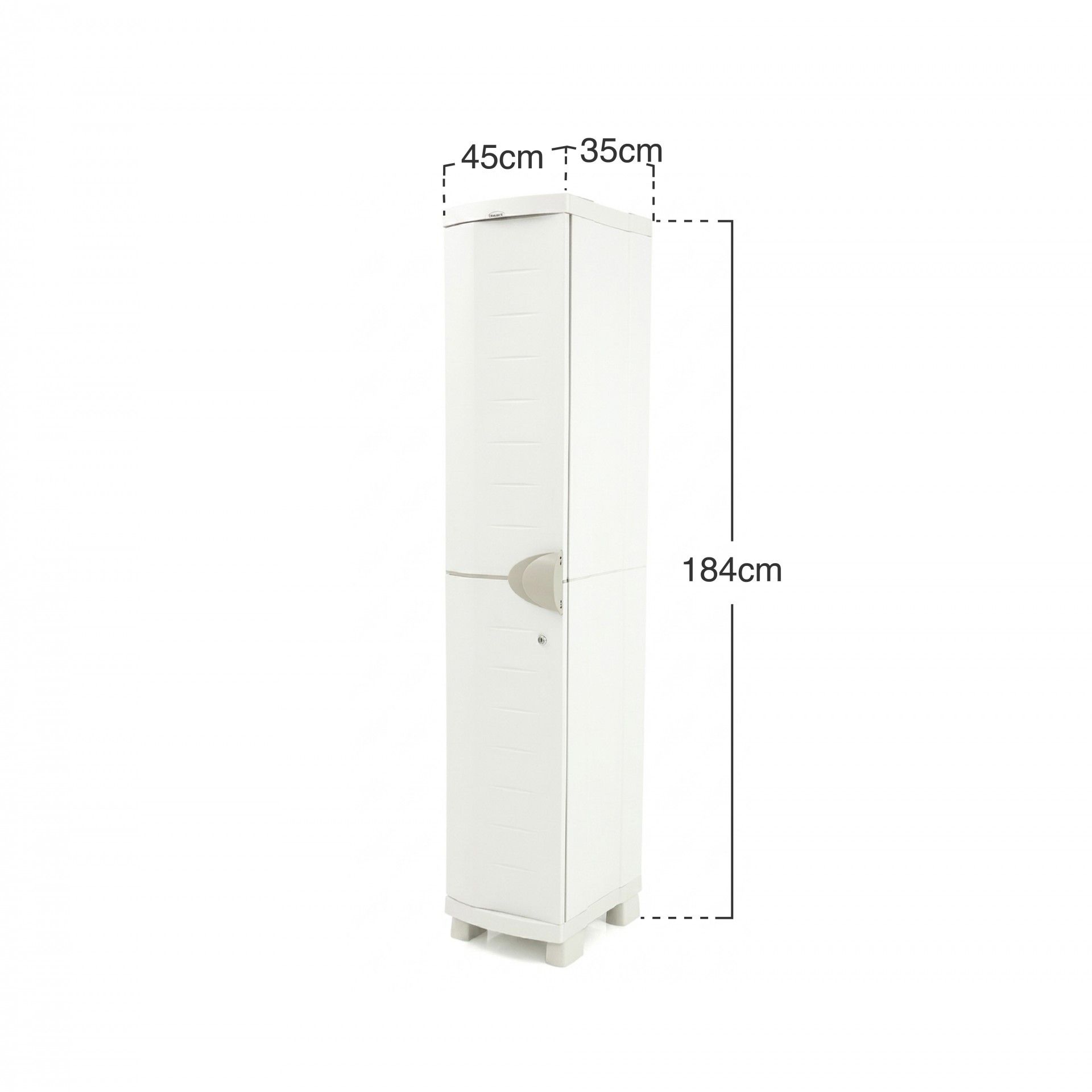 Cacifo Com Chave 1 Porta Pvc 45X35X184cm