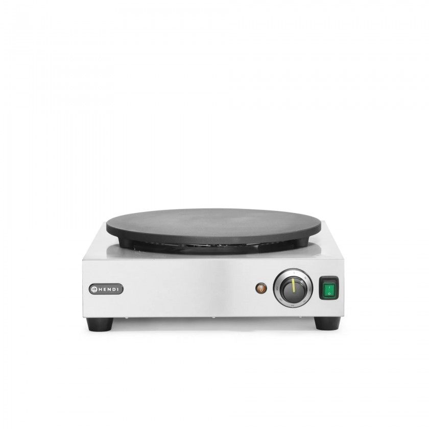 Máquina Crepes Com Espátula Hendi 3000W Máquina Crepes Com Espátula Hendi 3000W