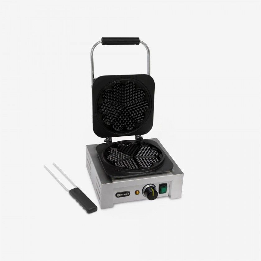 Máquina Waffles Heart Hendi 2200W 33X54X55cm Máquina Waffles Heart Hendi 2200W 33X54X55cm