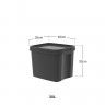 Caixa Arrumos Plástica Quadrado 30L 40X32X32cm Caixa Arrumos Plástica Quadrado 30L 40X32X32cm