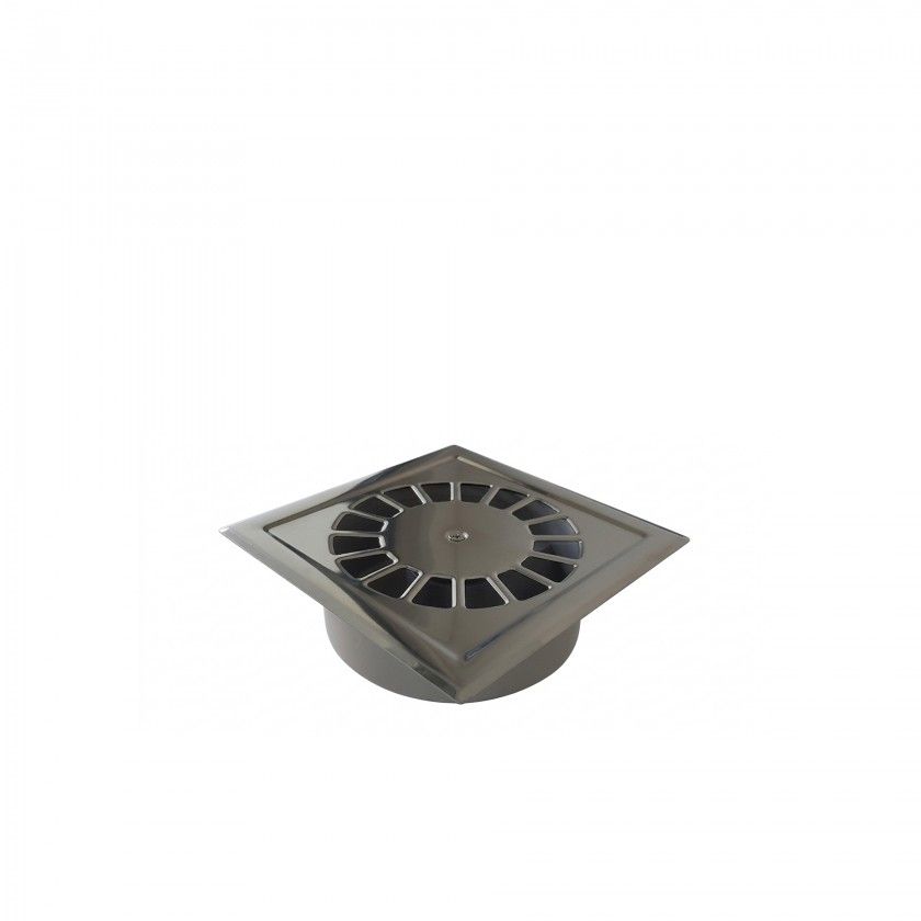 Sumidouro Vertical Grelha Inox 10X10cm