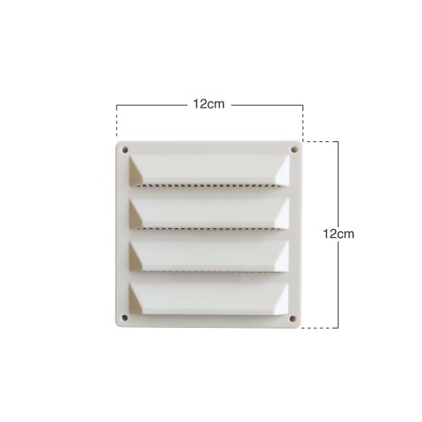 Grelha Ventila��o Com Fecho Girat�rio 12X12cm - Image product
