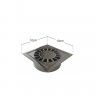Sumidouro Vertical Grelha Inox 10X10cm