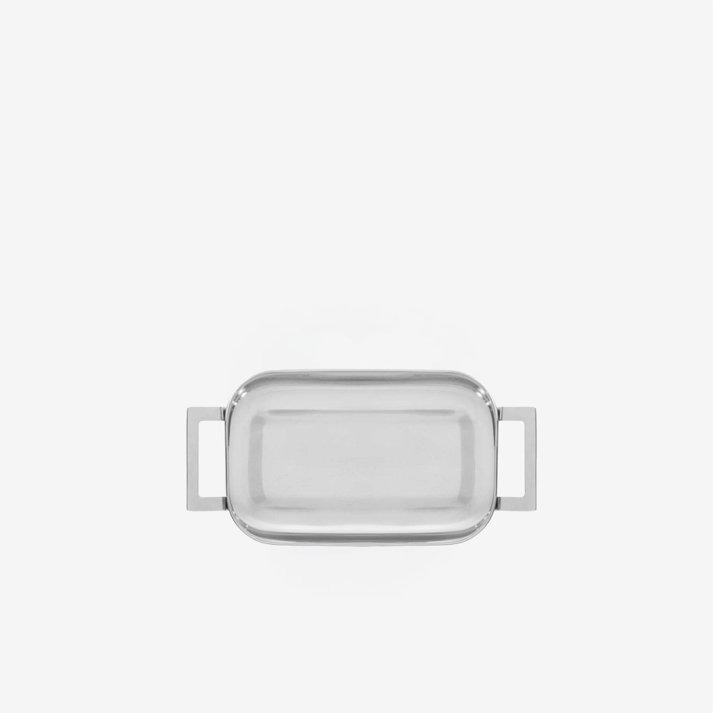 Tabuleiro Aperitivos Inox 9.5X20X5cm