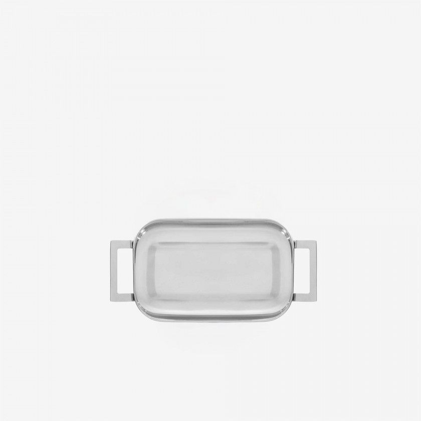 Tabuleiro Aperitivos Inox 9.5X20X5cm Tabuleiro Aperitivos Inox 9.5X20X5cm