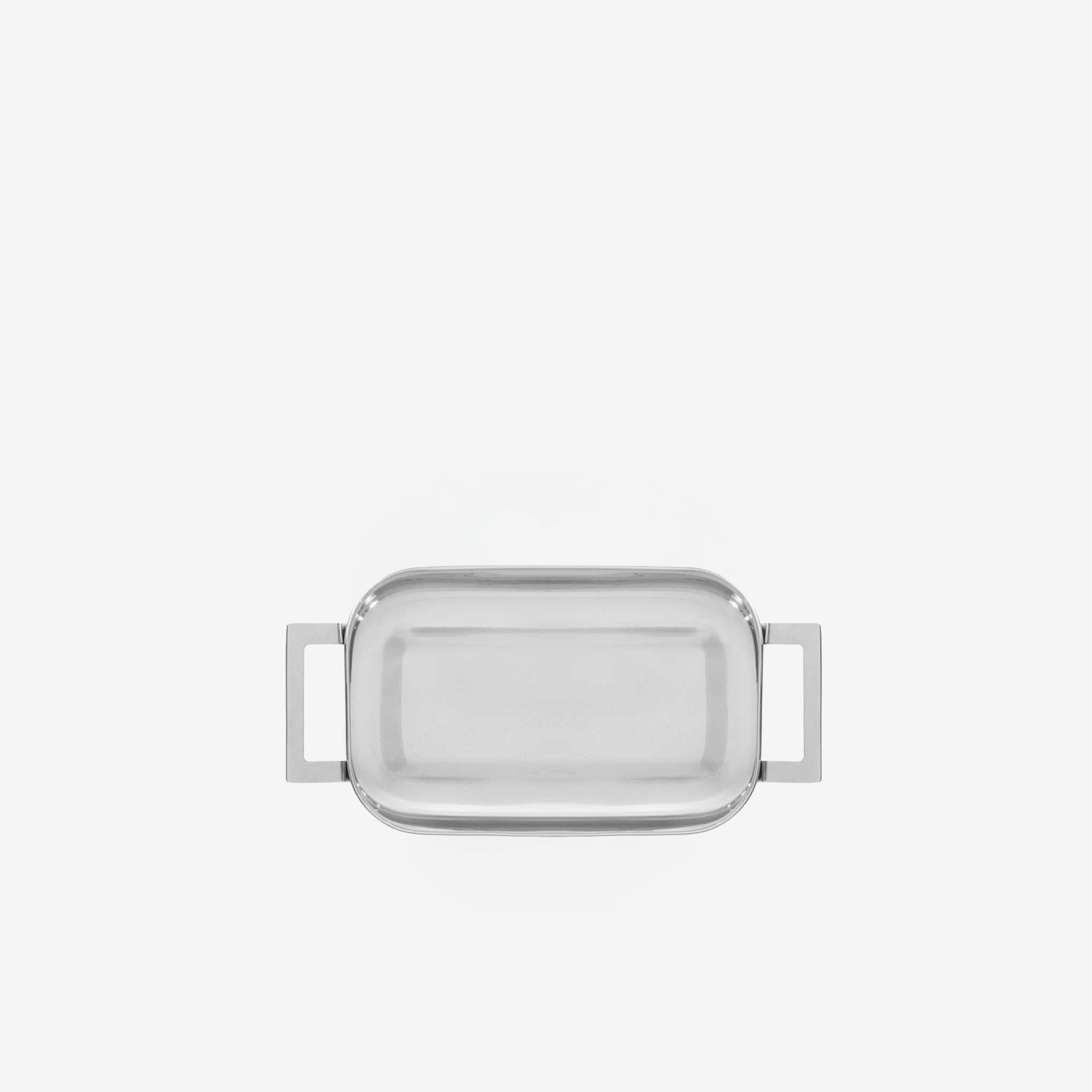 Tabuleiro Aperitivos Inox 9.5X20X5cm