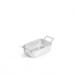 Tabuleiro Aperitivos Inox 9.5X20X5cm
