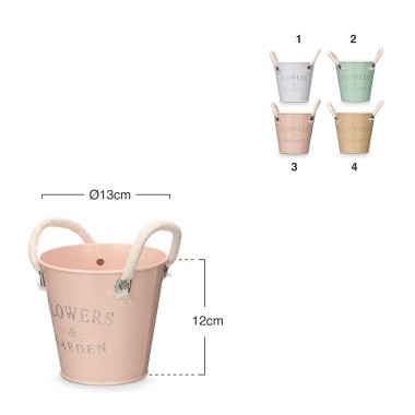Vaso Metal Ø13X12cm