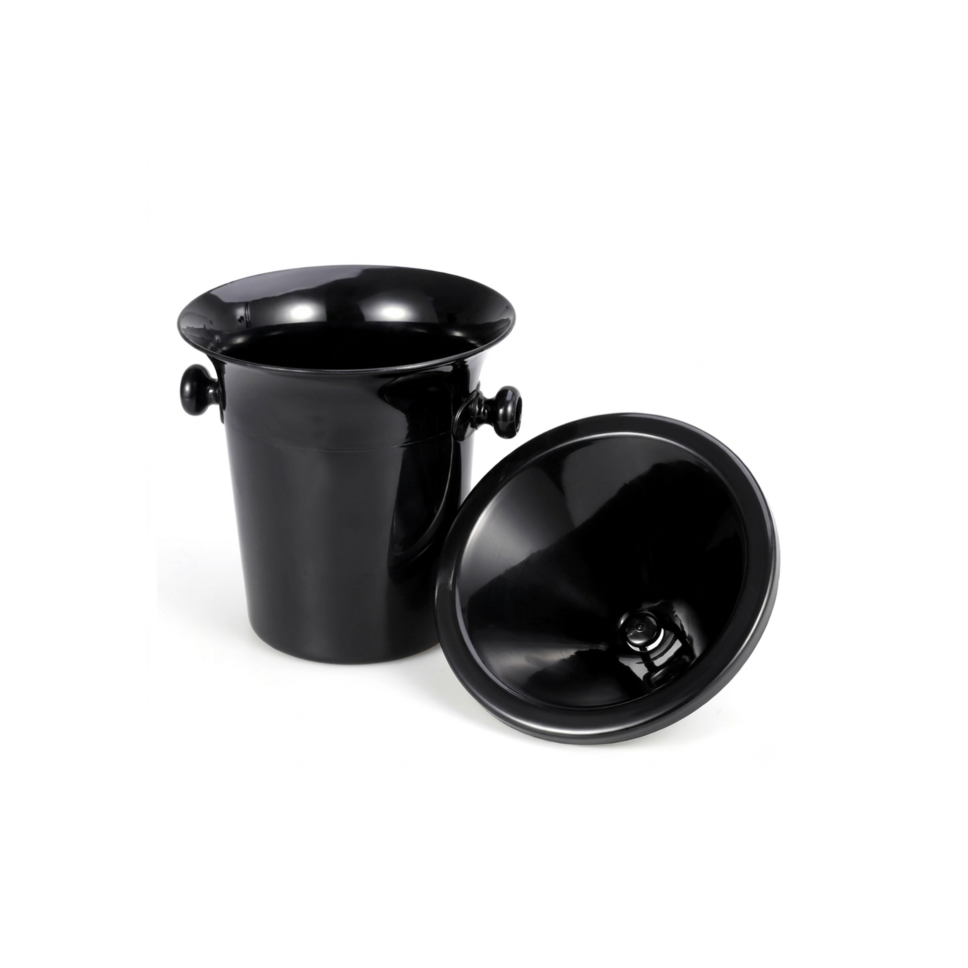 Cuspideira Pvc Preta 4l