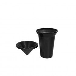 Cuspideira Pvc Preta 1l