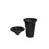 Cuspideira Pvc Preta 1l Cuspideira Pvc Preta 1l