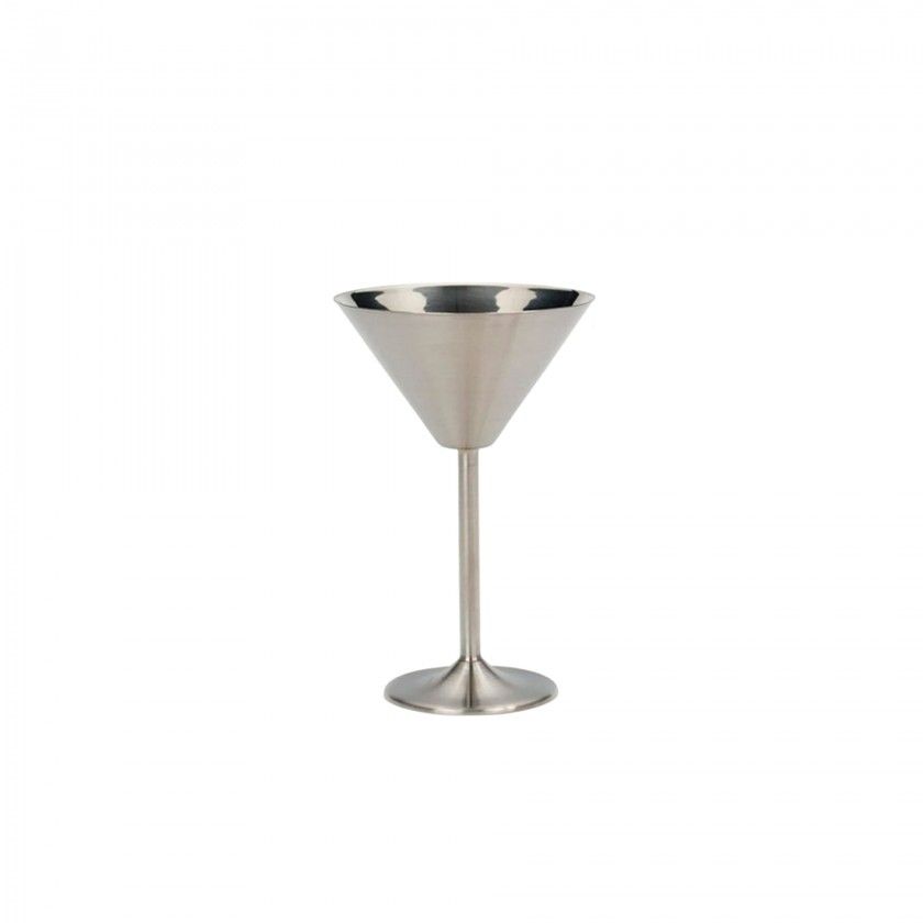Copo Martini Inox Prata 200ml Copo Martini Inox Prata 200ml