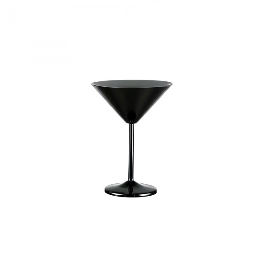 Copo Martini Inox Preto 200ml Copo Martini Inox Preto 200ml