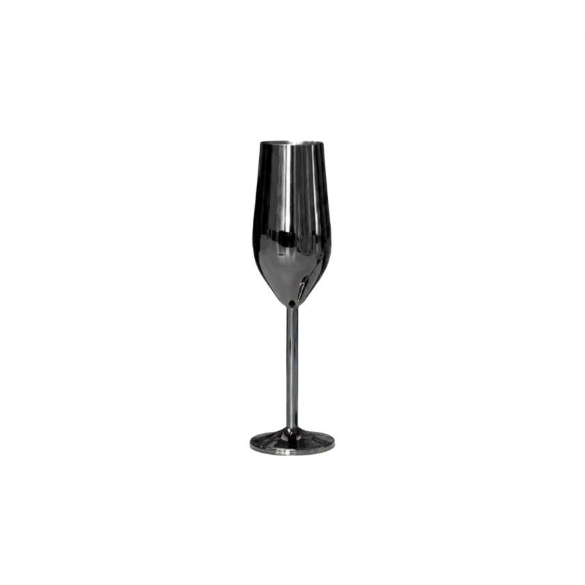 Flute Inox Preto 200ml Flute Inox Preto 200ml