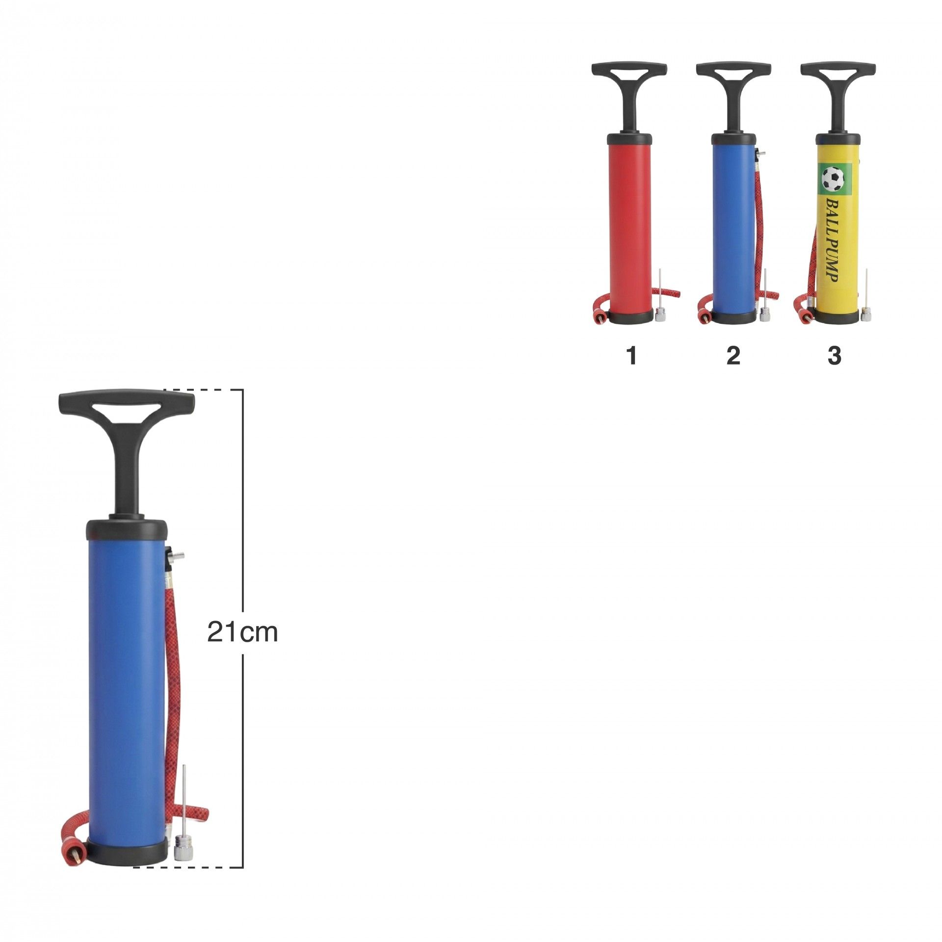 Bomba Insuflar Manual Com Agulhas 21cm