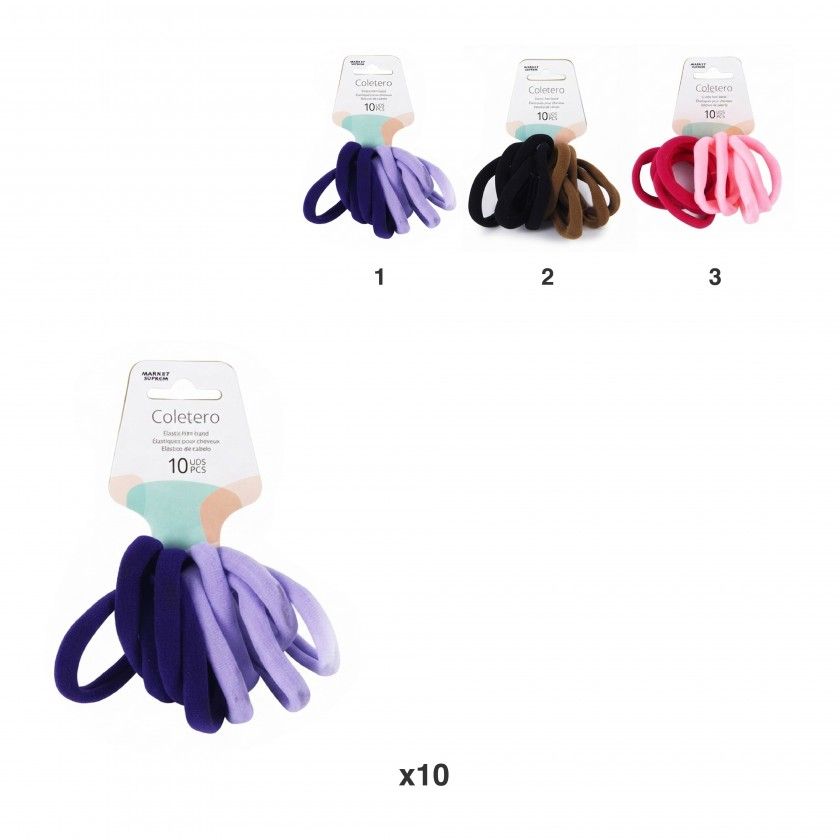 Elástico Cabelo Pack 10 Elástico Cabelo Pack 10