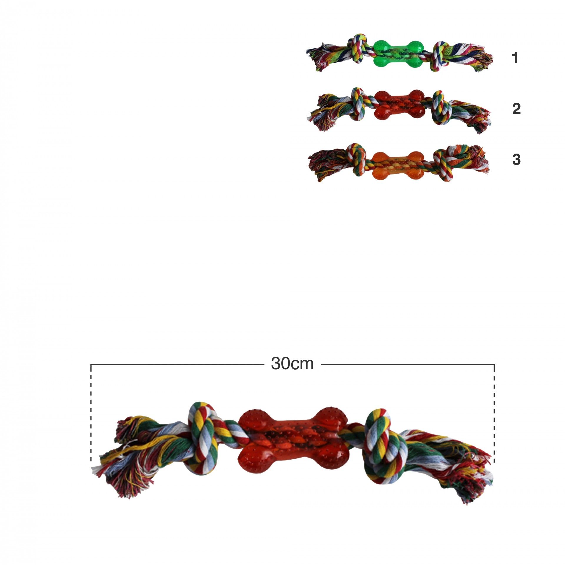 Brinquedo Corda 120g 30cm