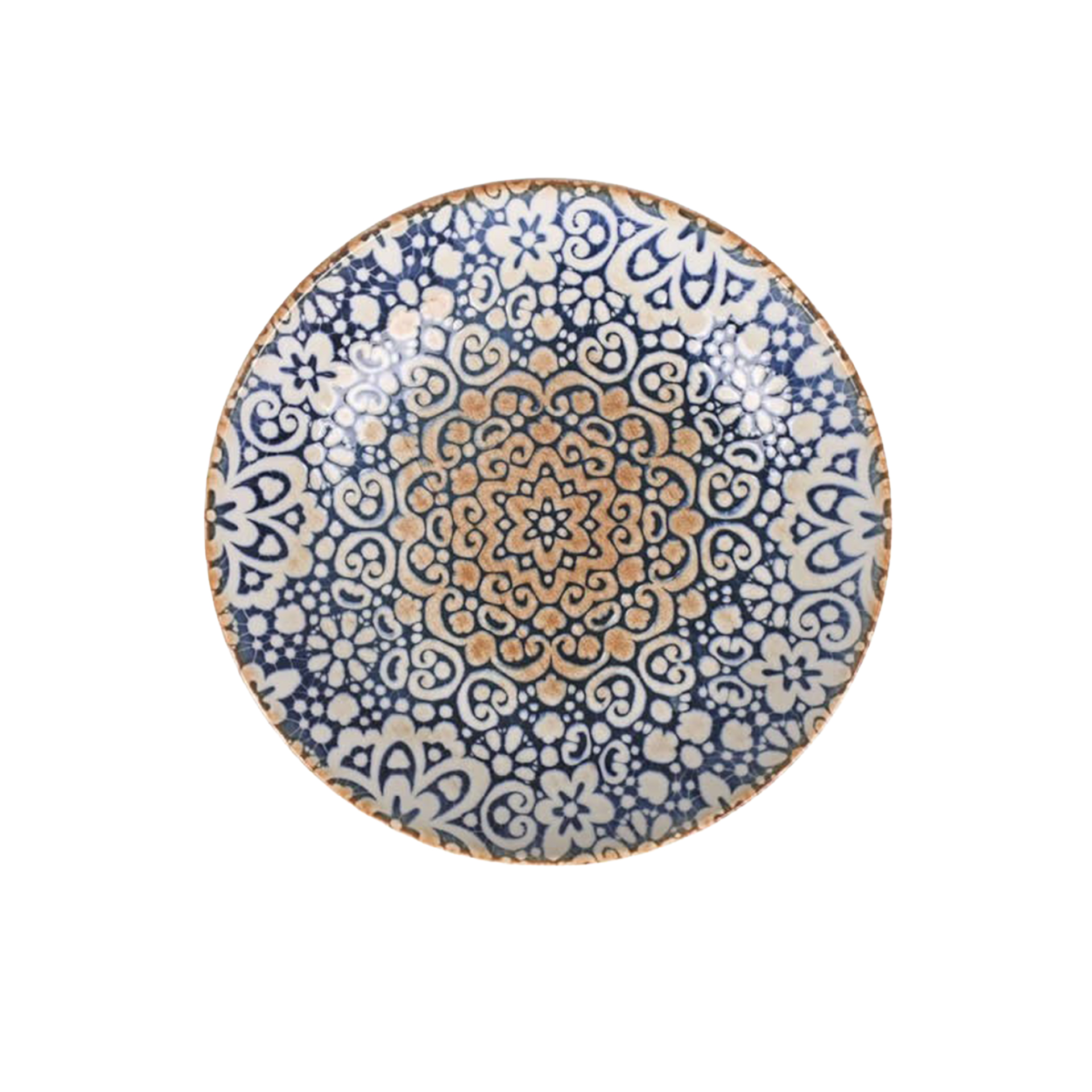 Prato Fundo Porcelana Alhambra Gourmet Multicor 1l 23X4cm