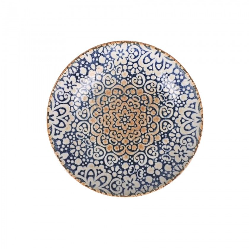 Prato Fundo Porcelana Alhambra Gourmet Multicor 1l 23X4cm Prato Fundo Porcelana Alhambra Gourmet Multicor 1l 23X4cm