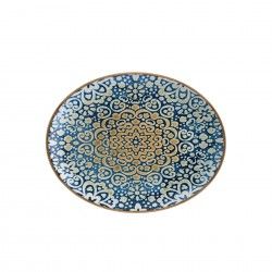 Bandeja Porcelana Alhambra Gourmet Oval Multicor