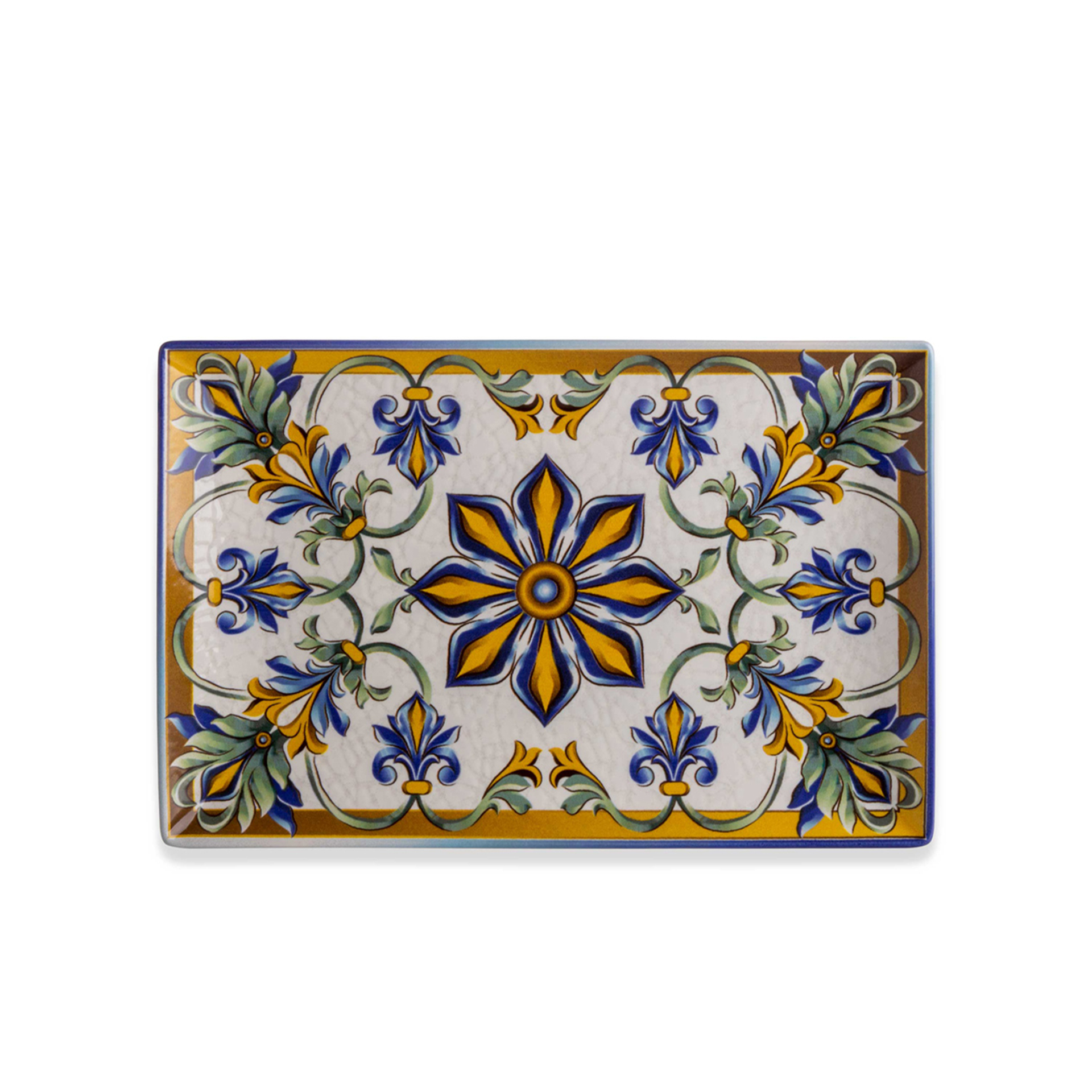 Bandeja Porcelana Bizancio Multicor