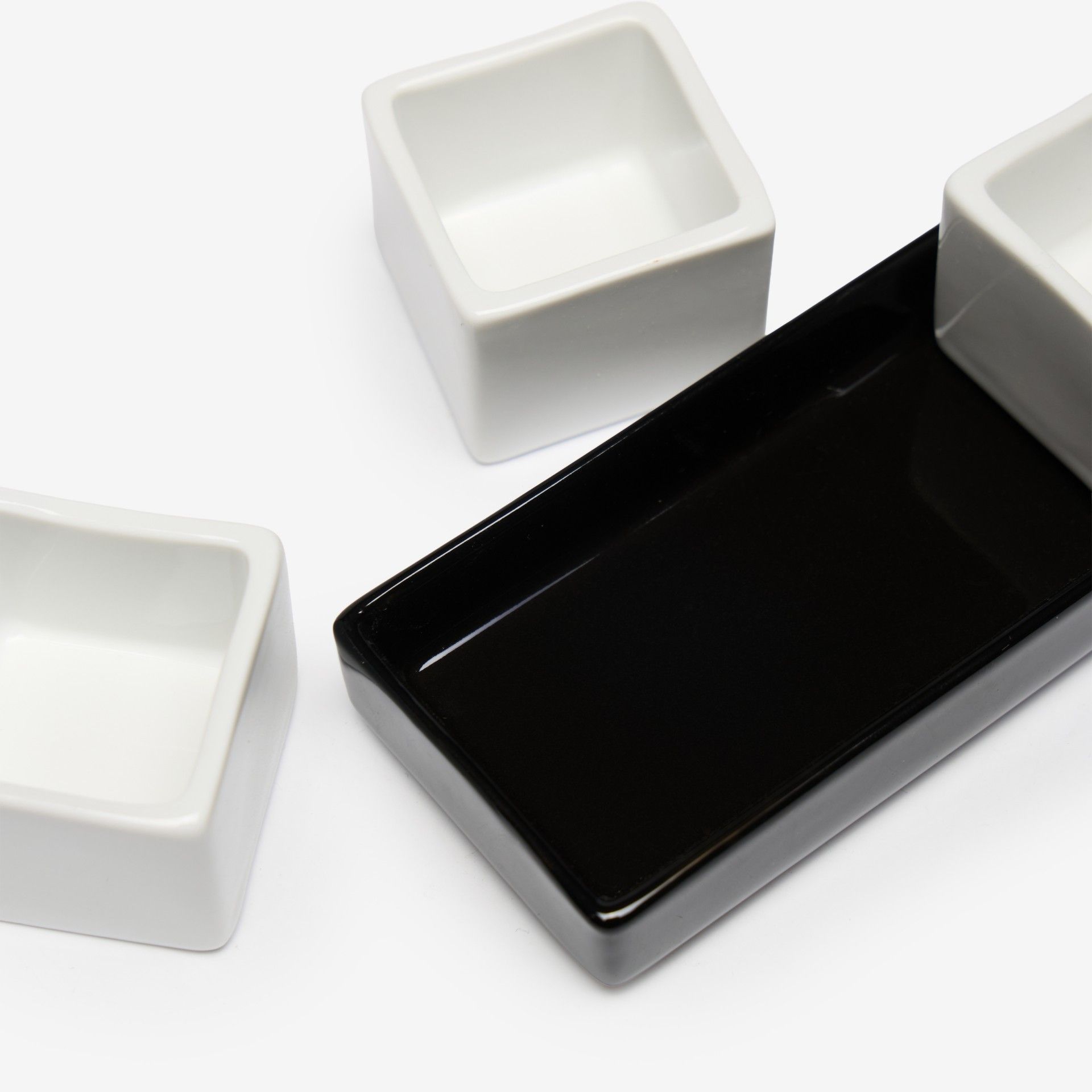 Conjunto 3 taças para molhos com base 13X5X2cm