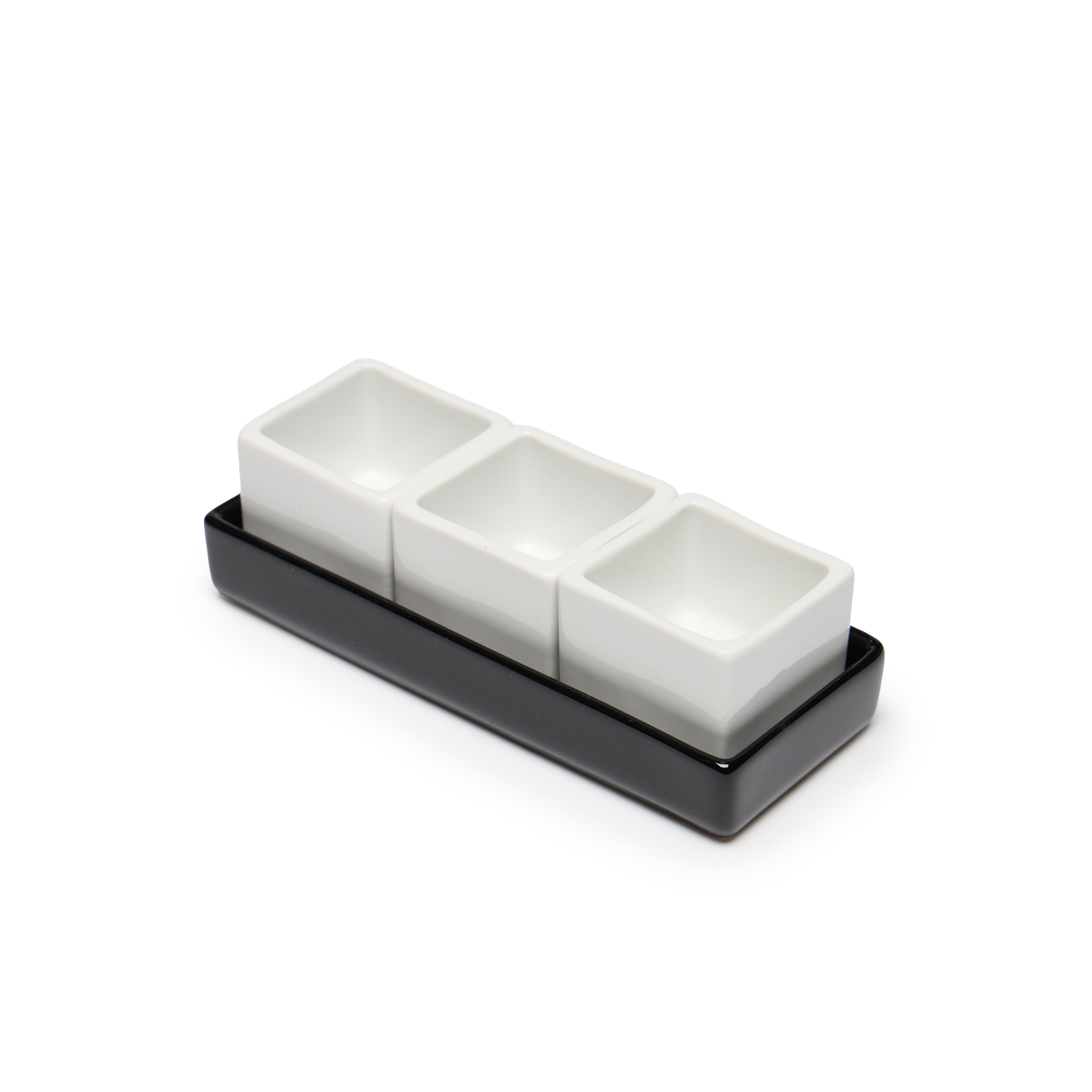 Conjunto 3 taças para molhos com base 13X5X2cm