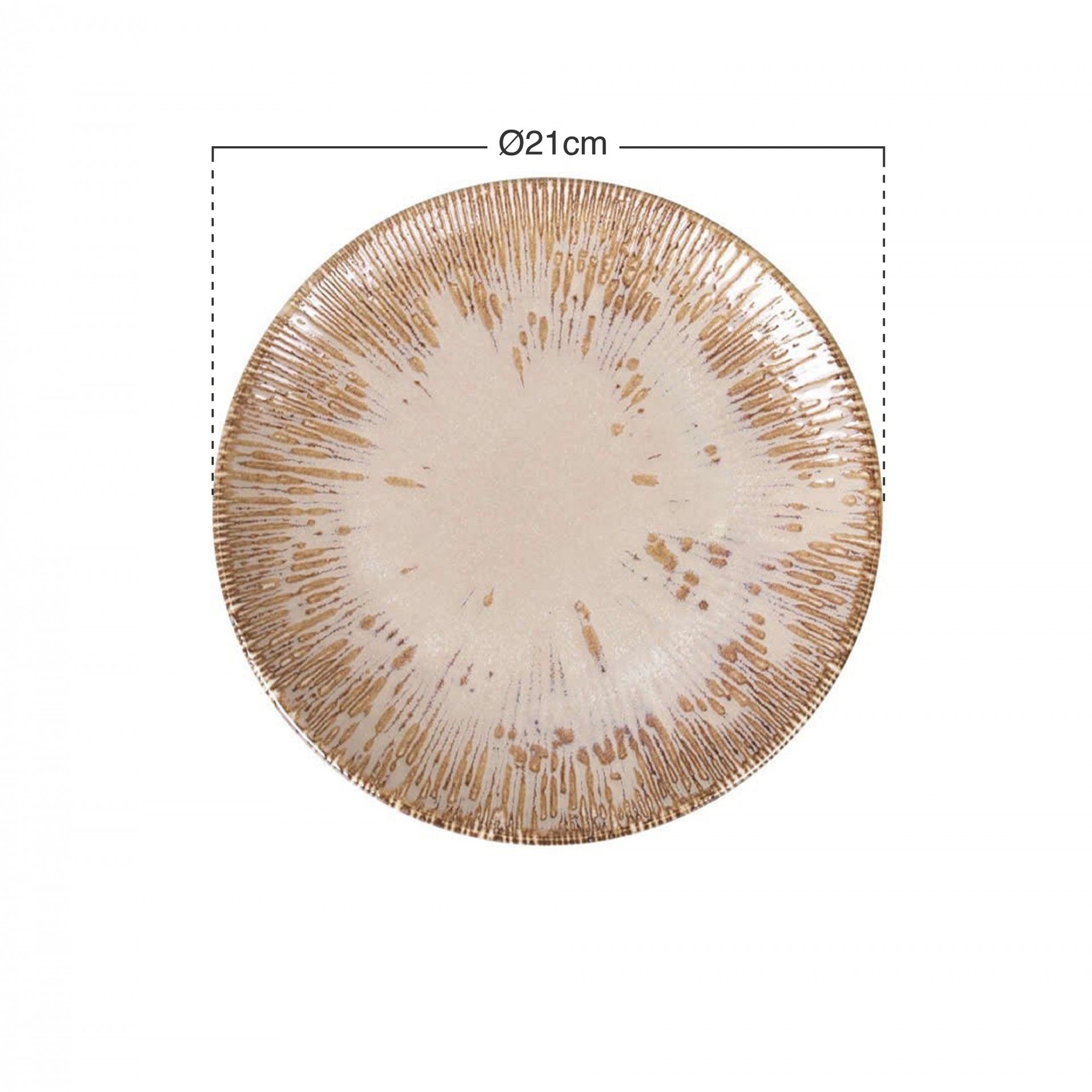 Prato Sobremesa Gourmet Barroco I Ø21X2.2cm