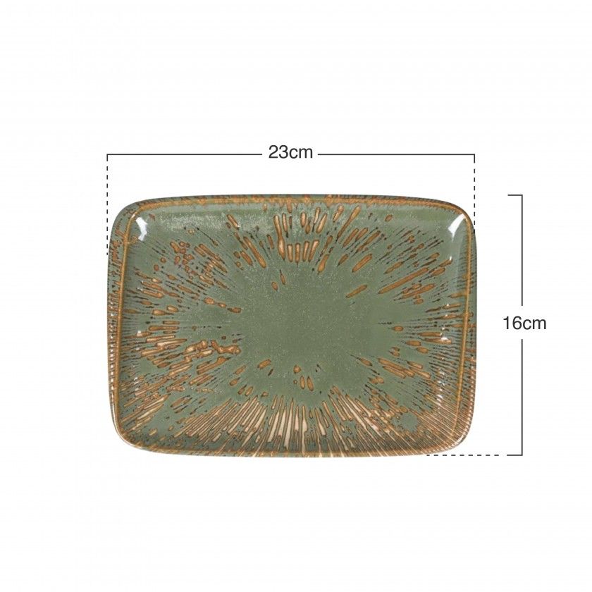 Bandeja Barroco II Retangular 23X16cm Bandeja Barroco II Retangular 23X16cm