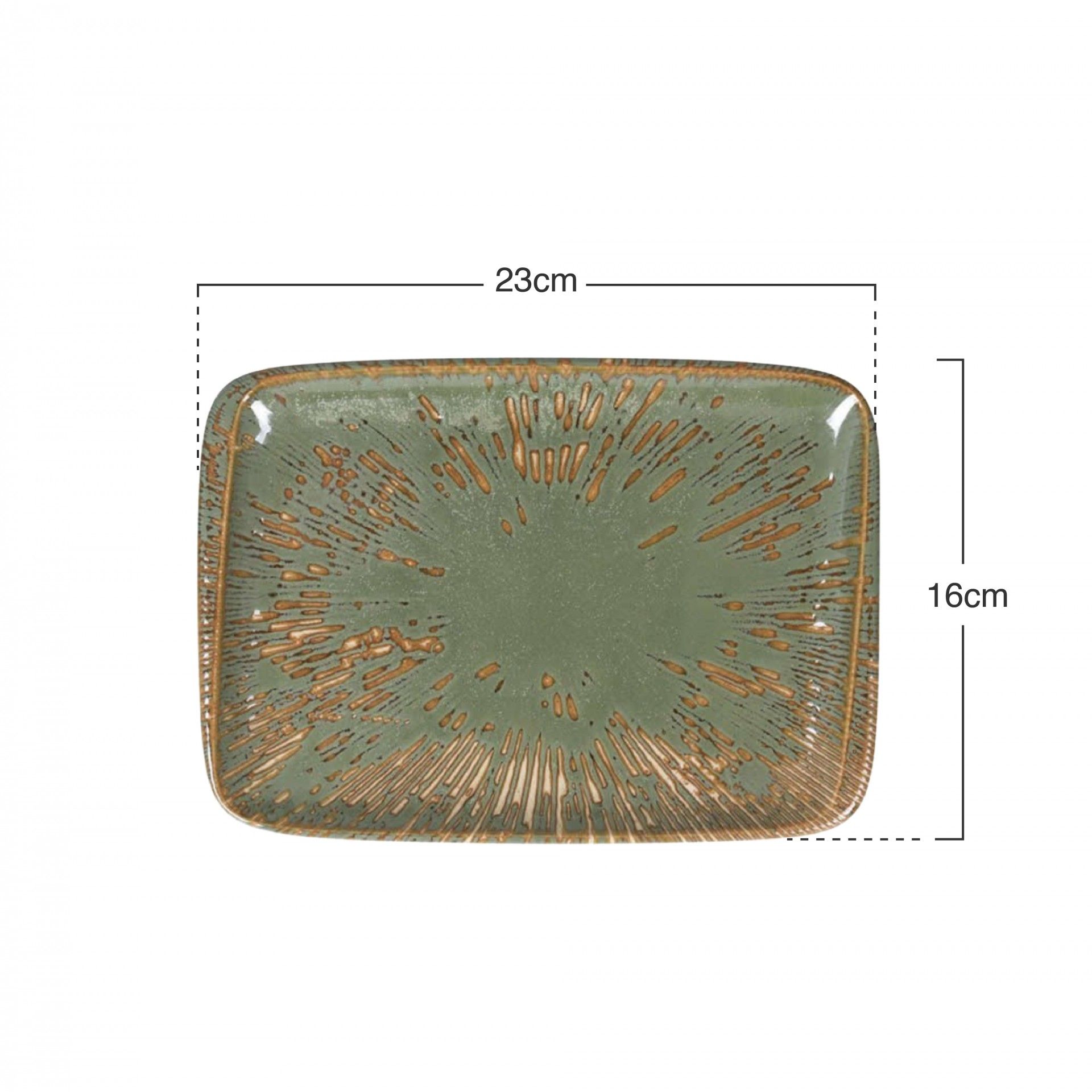 Bandeja Barroco II Retangular 23X16cm