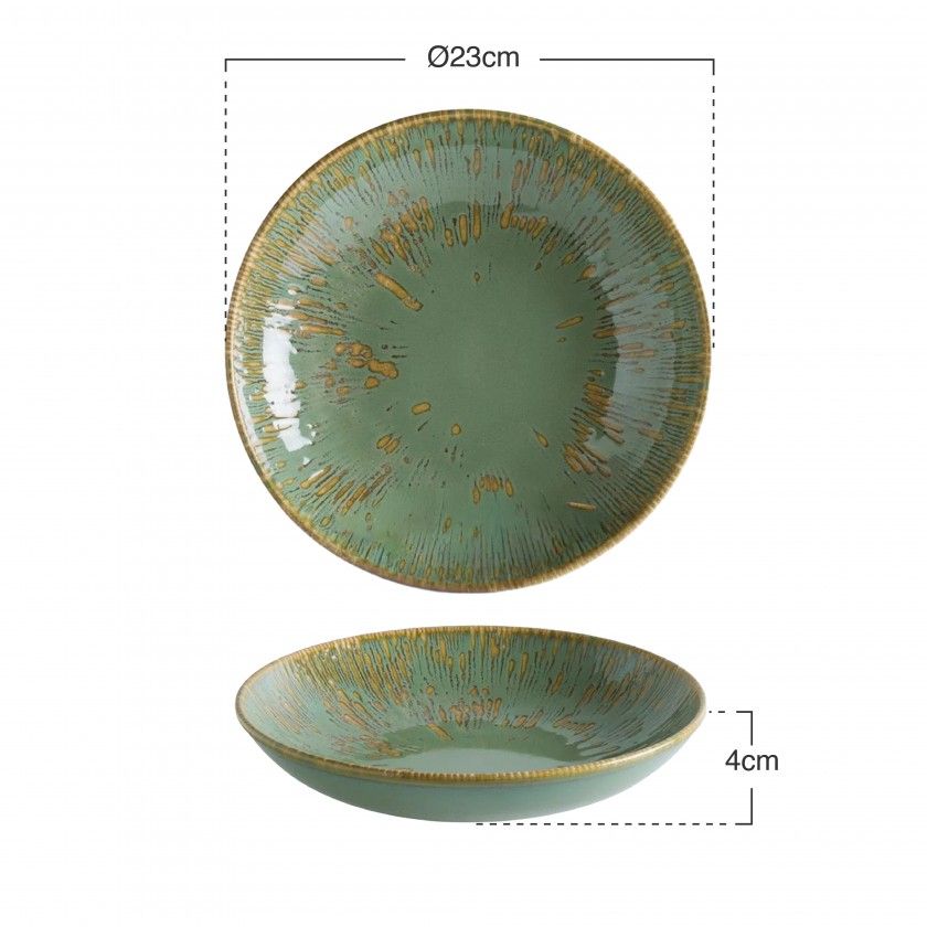 Prato Sopa Gourmet Barroco II Ø23X4cm Prato Sopa Gourmet Barroco II Ø23X4cm