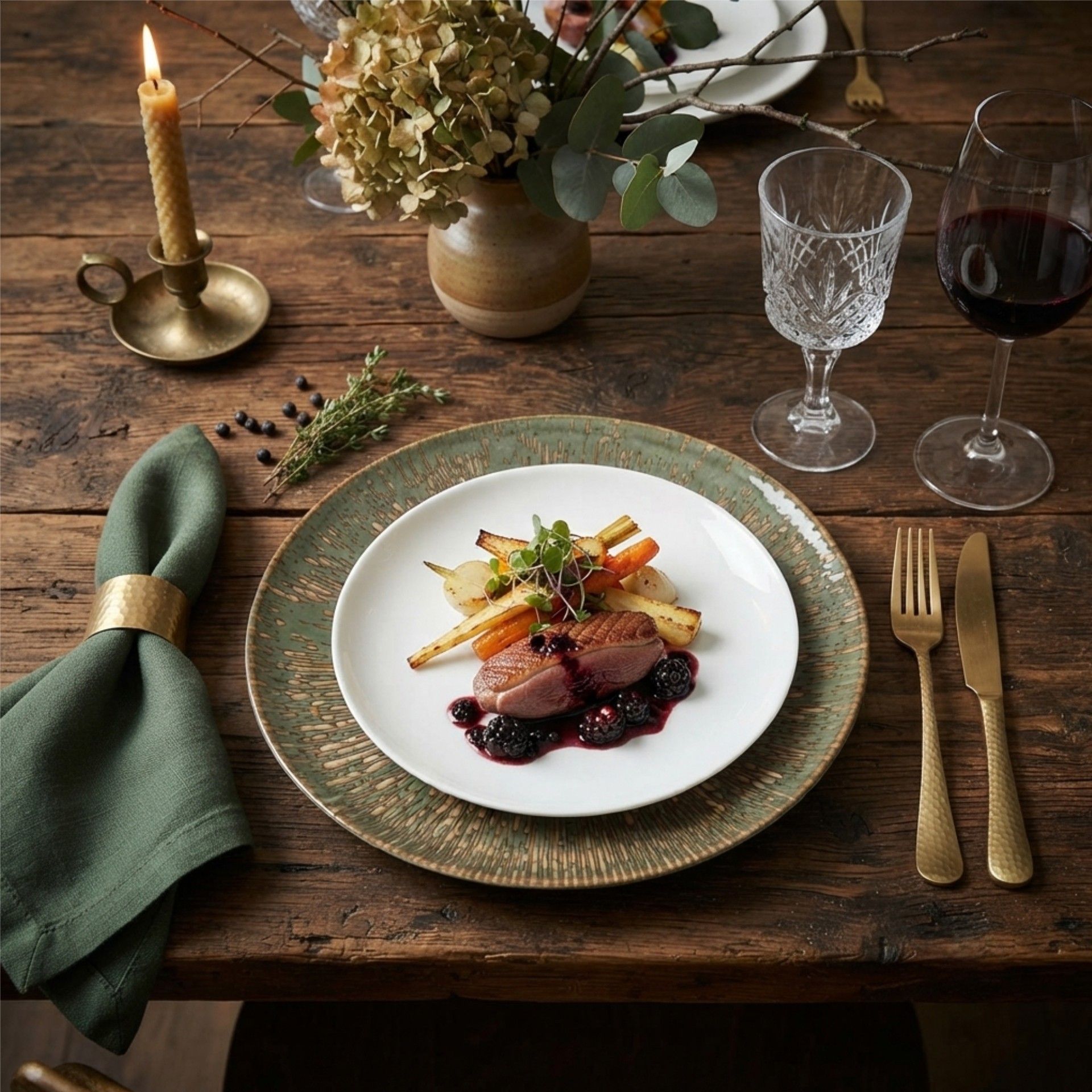 Prato Marcador Gourmet Barroco II Ø32X2cm
