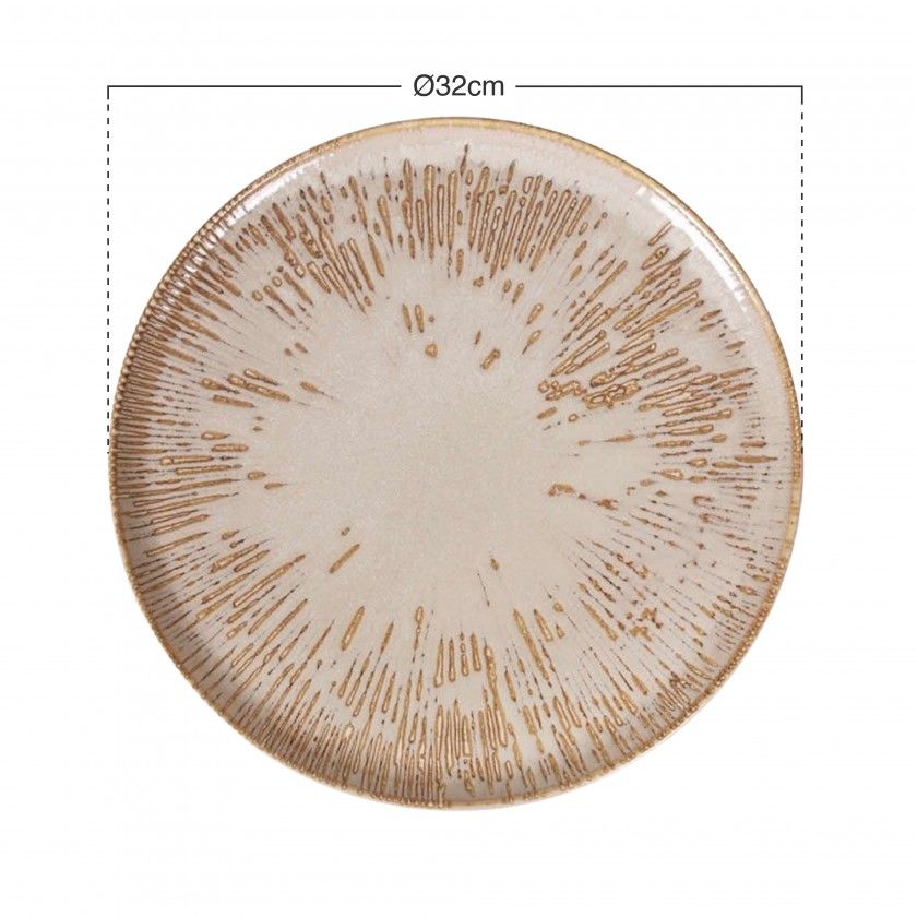 Prato Marcador Gourmet Barroco I Ø32X2cm Prato Marcador Gourmet Barroco I Ø32X2cm