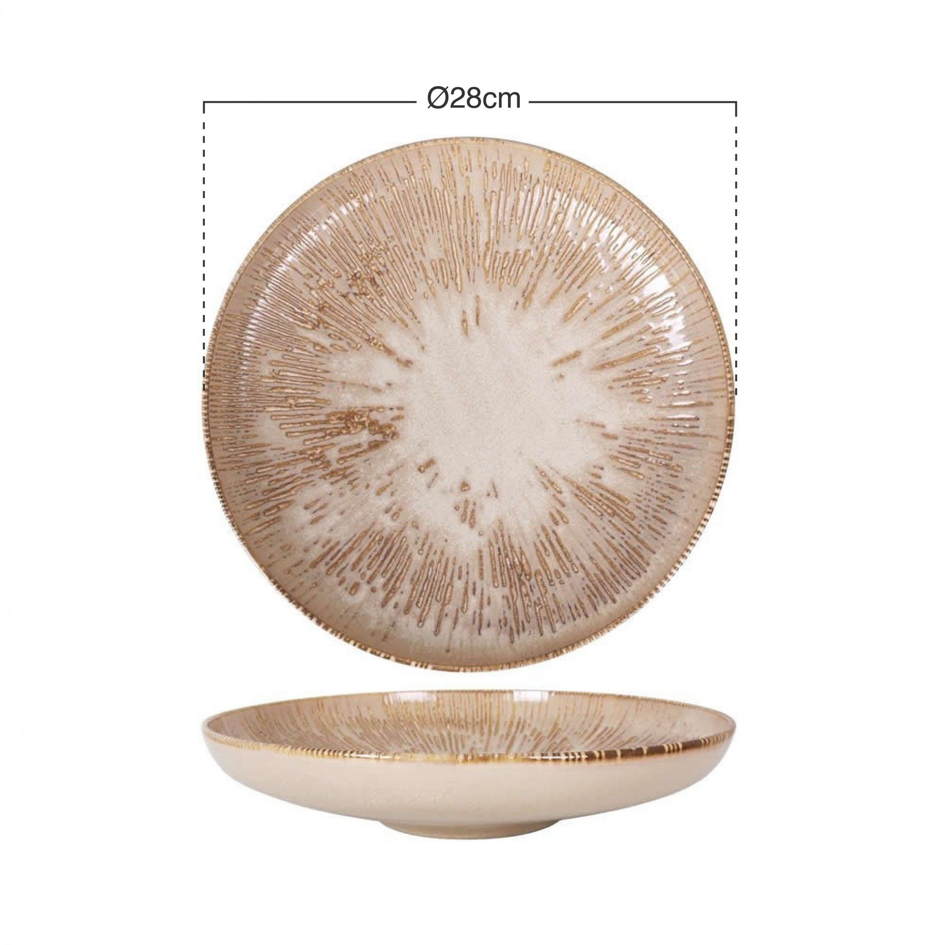 Prato Massa Hygge Barroco I Ø28cm