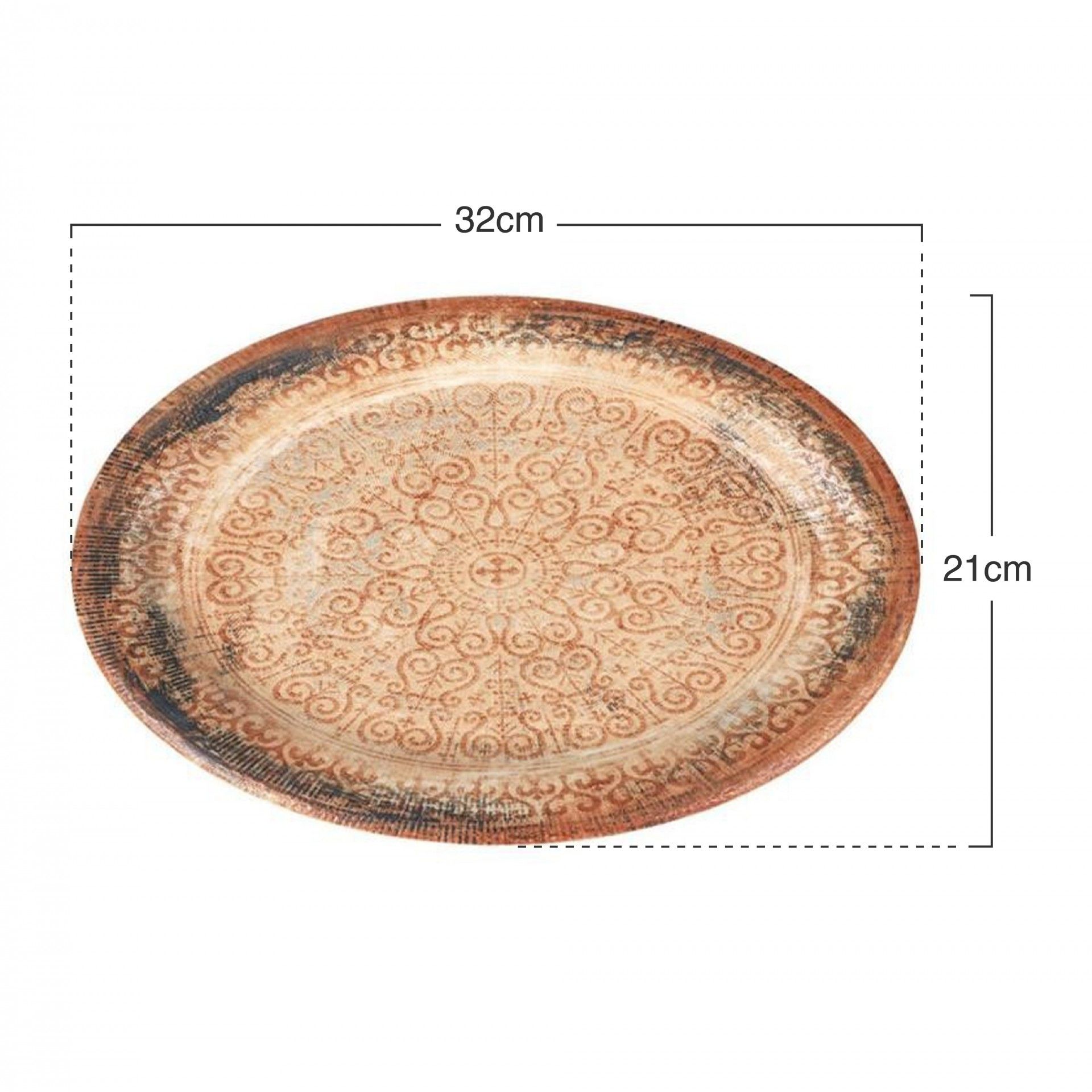 Bandeja Albus Castello Oval Ø32X21X2cm